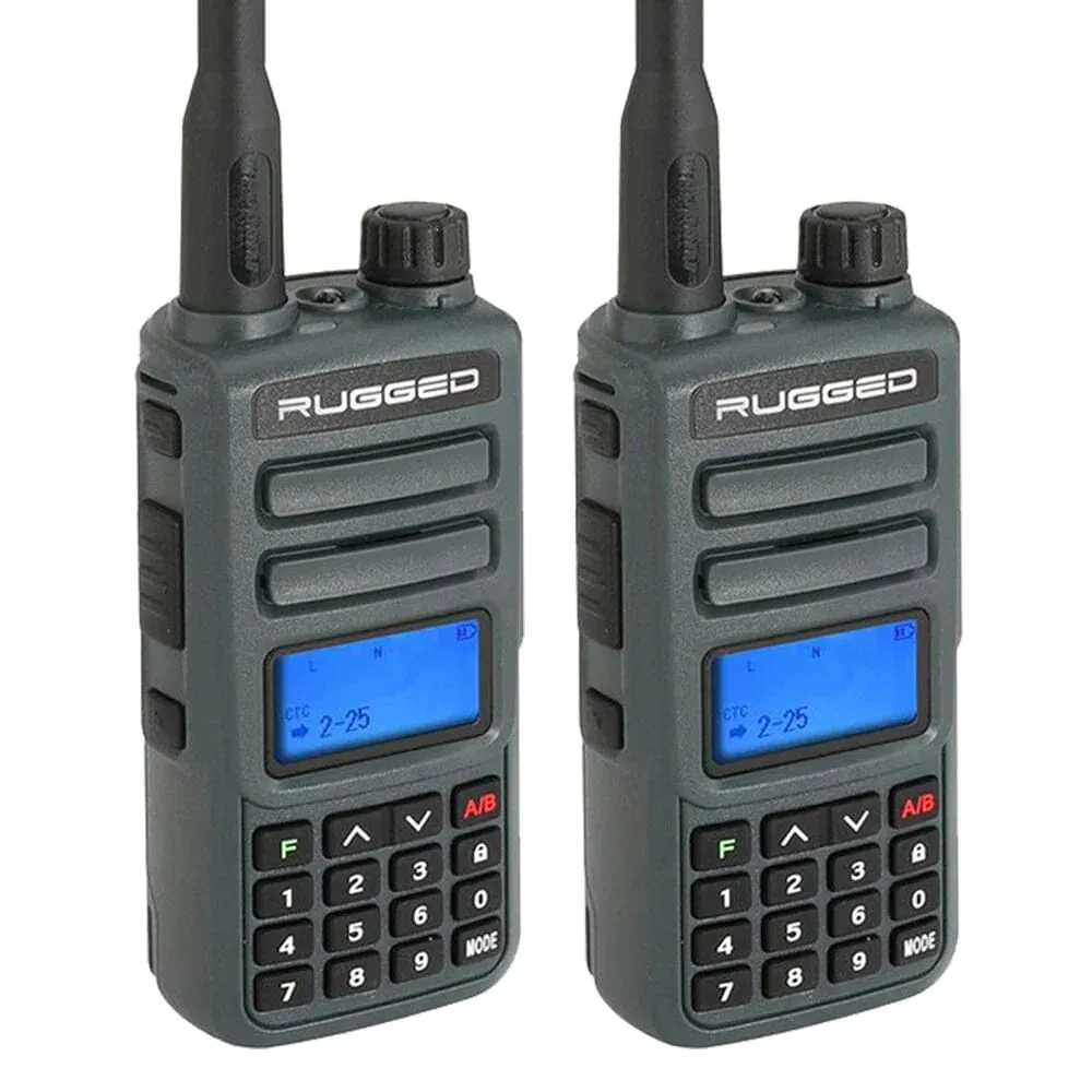 Rugged GMR2 Handheld GMRS/FRS Radios - Pair