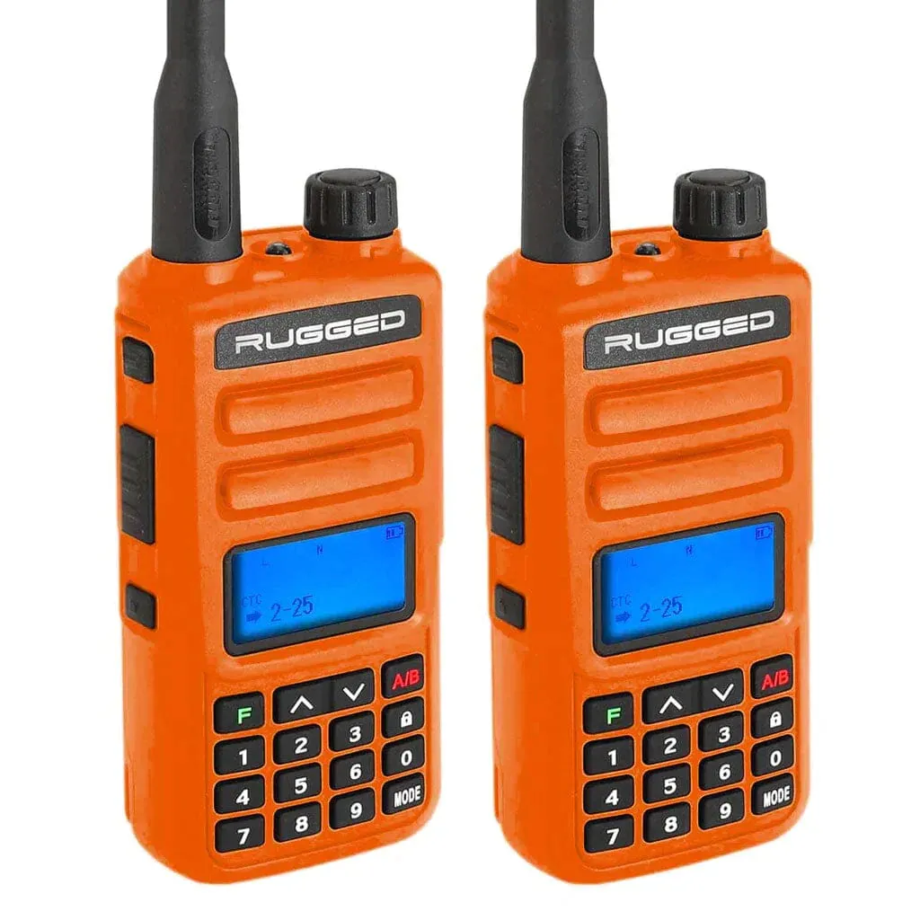 Rugged GMR2 Handheld GMRS/FRS Radios - Pair