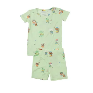 Short Lounge Wear Set - Golfing Animals