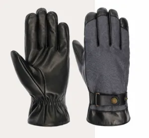 Stetson Goat Nappa/Waxed Cotton Gloves