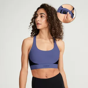 Storm Blue ANY-WEAR™ Sports Bra | Smart Apparel