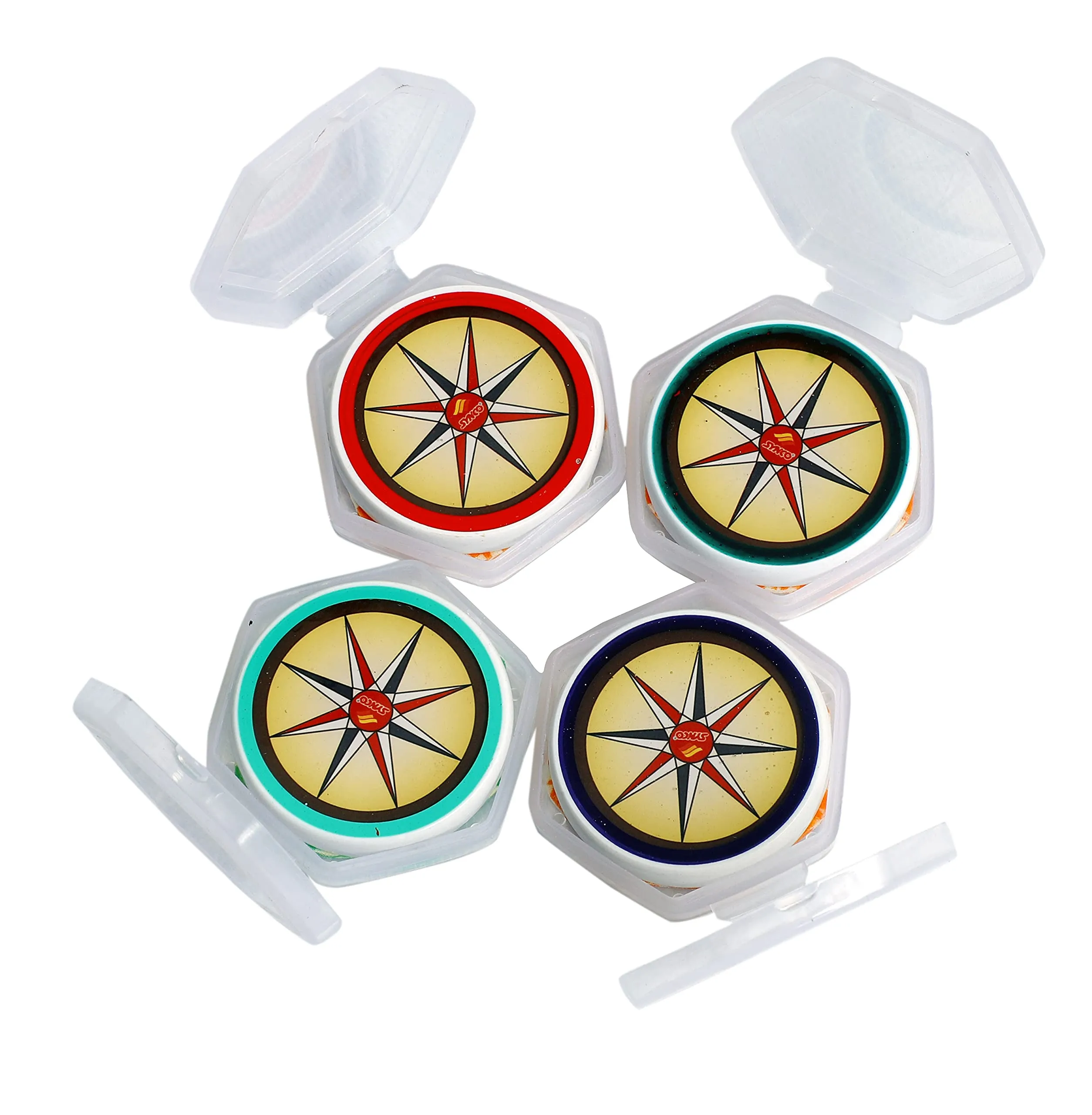 Synco Carrom Striker Professional 15g with Special case, Assorted Color, 1pcs (Platinum Plus)