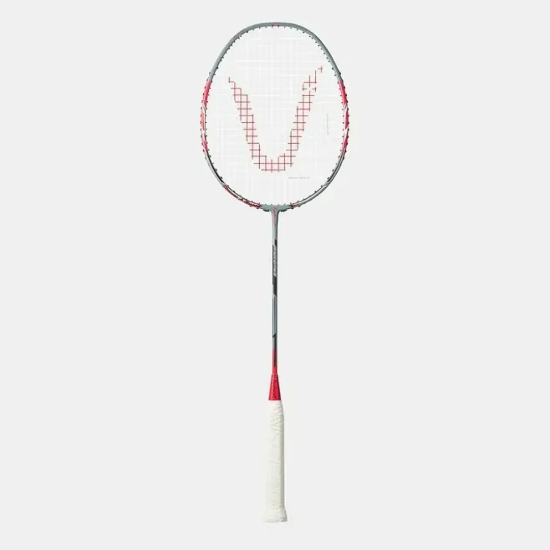 Technist Falcon K3 Unstrung Badminton Racket [Grey/Red]