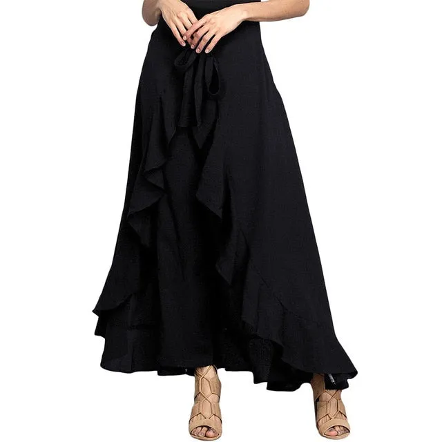 Trendy Causal Loose Skirt Pants