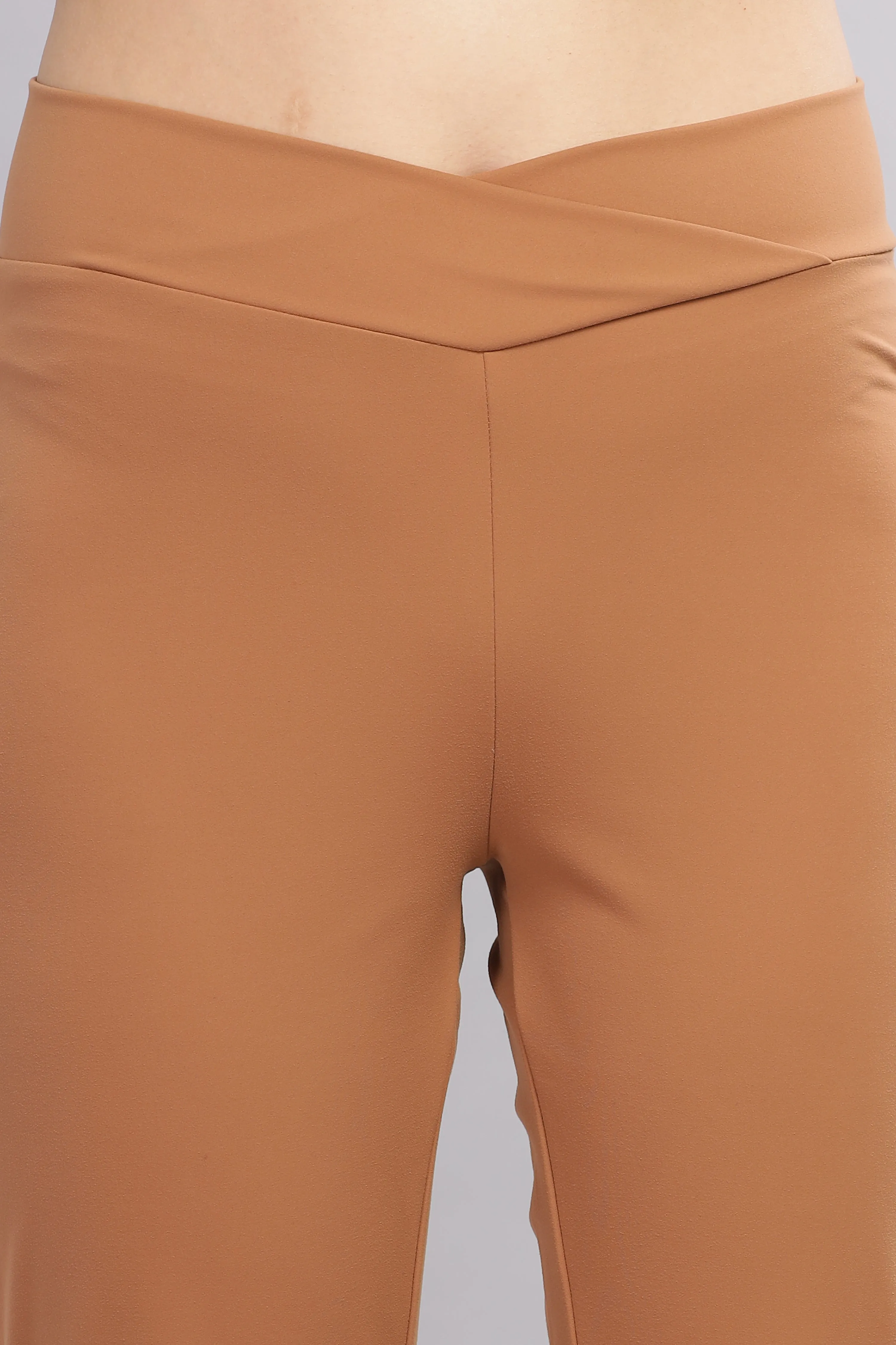 Women’s Lightweight Boot Cut stretchy Pant - Domin8 (CAMEL)