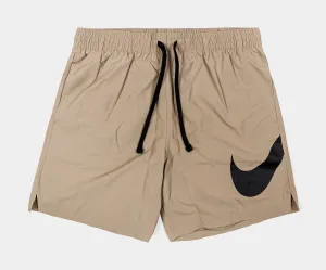 XL Swoosh 7" Volley Short Mens Shorts (Khaki/Black)