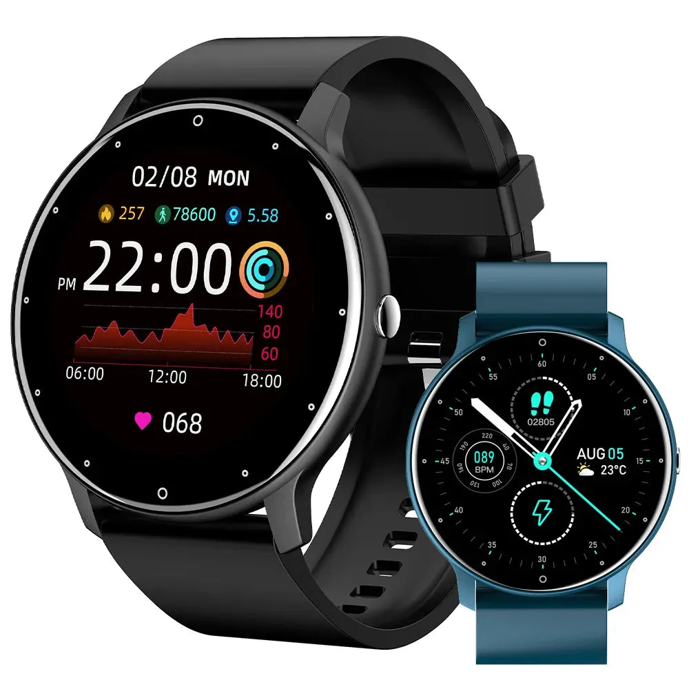 ZL02D Smart Watch & Fitness Tracker (Pedometer, Blood Pressure, Heart Rate and Oxygen Monitoring)